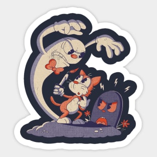 Ghosts in the Graveyard Sticker